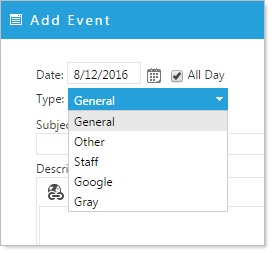 Add dialog