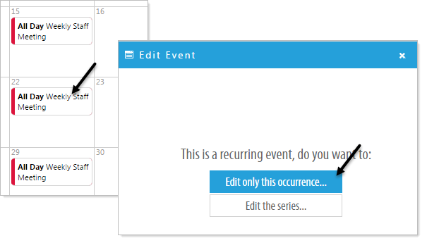 Edit options
