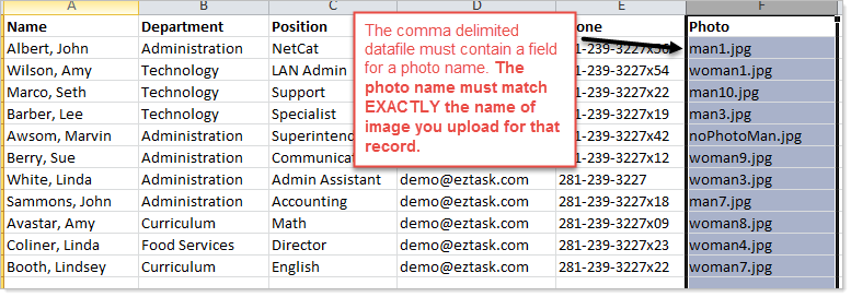Sample database
