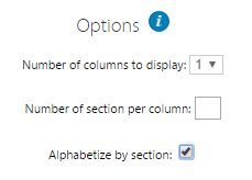 Options dialog