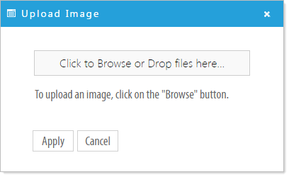 Upload dialog