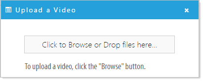 Upload dialog