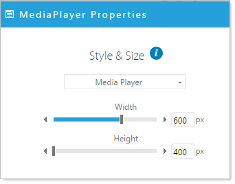 Player properties dialog