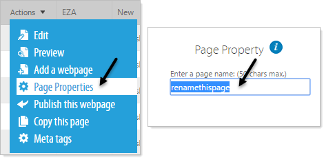 Page Properties