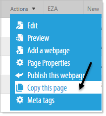 Copy a webpage