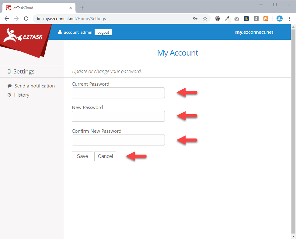 Change Password